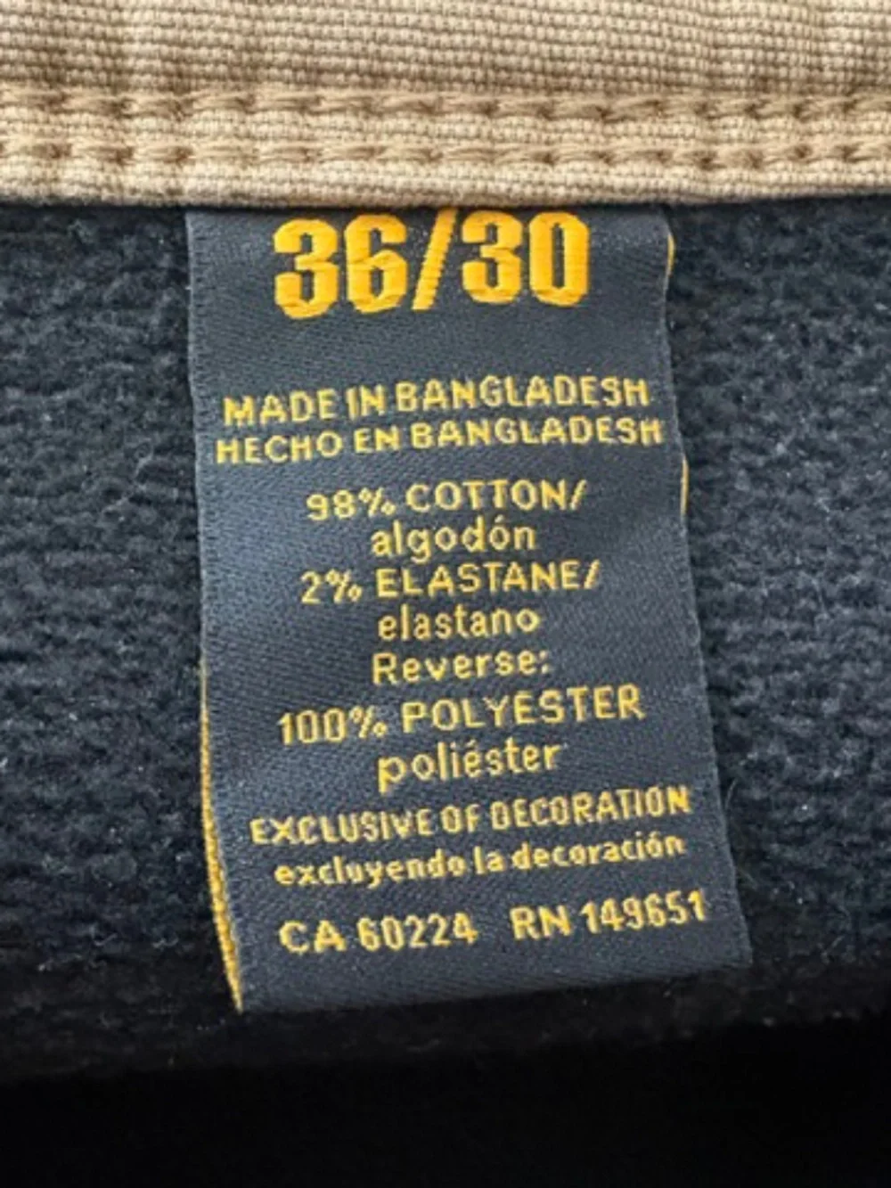 Caterpillar Men's work pants size 36x30
